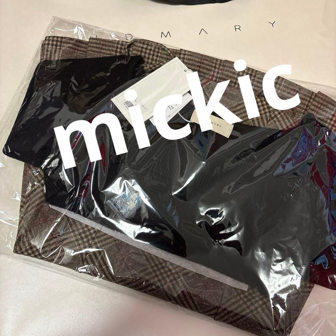 店舗購入AM1691 Selena check mini dress