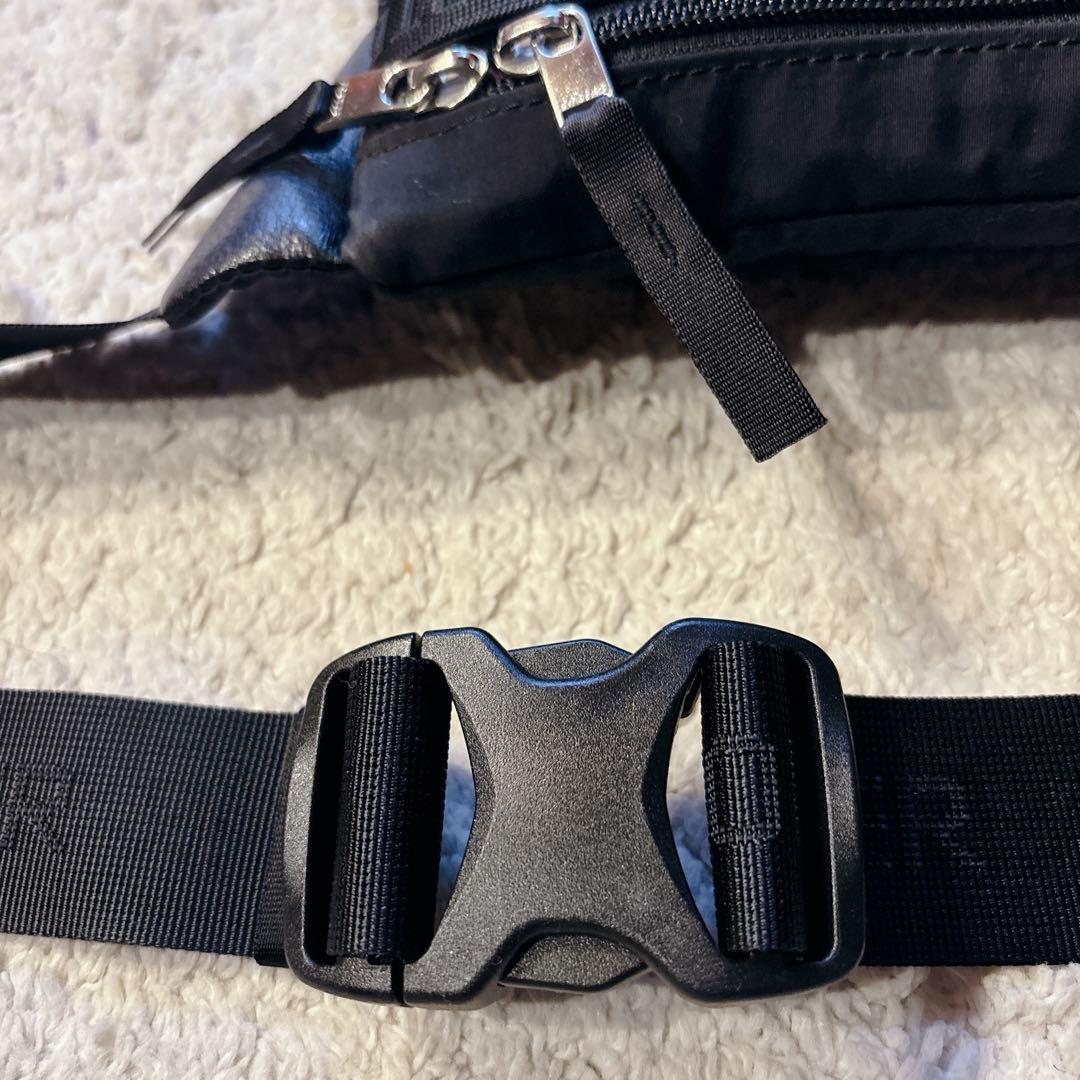 希少レア！廃番品PORTER RELAX ボディバッグ 本革 レザー×ナイロン