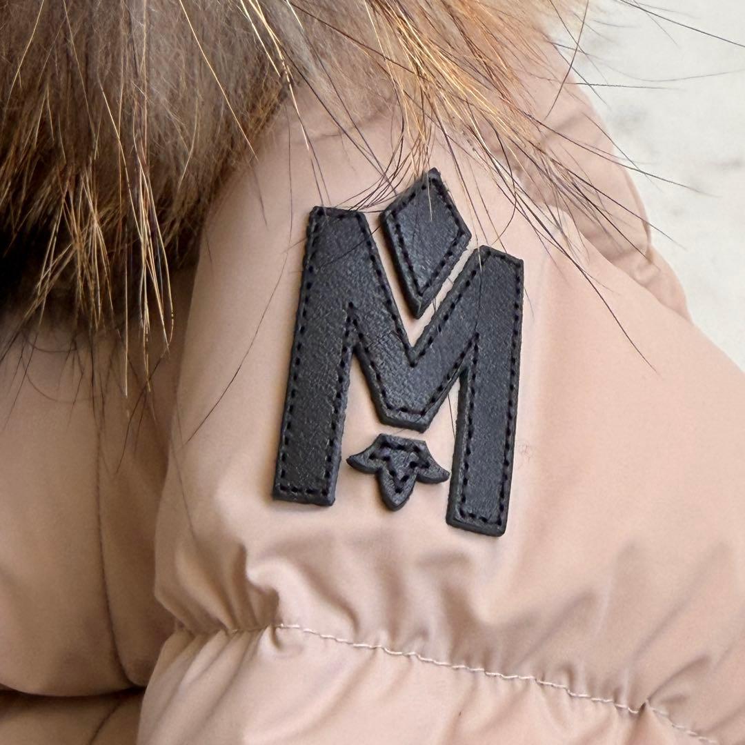 極美品 マッカージュ CALLA-F フードファー付き ロングダウンコート XL