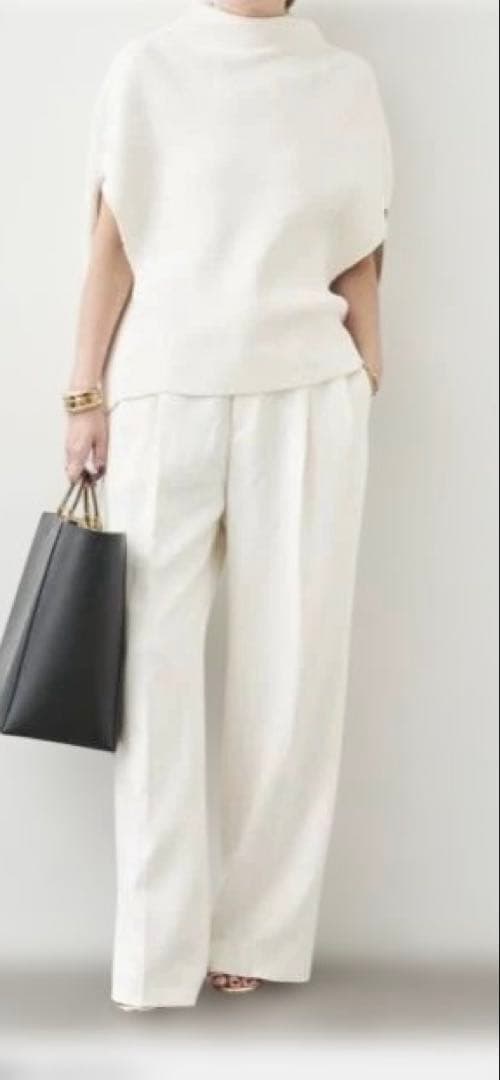 【Deuxieme Classe】 LEWES アゼ PONCHO ホワイト