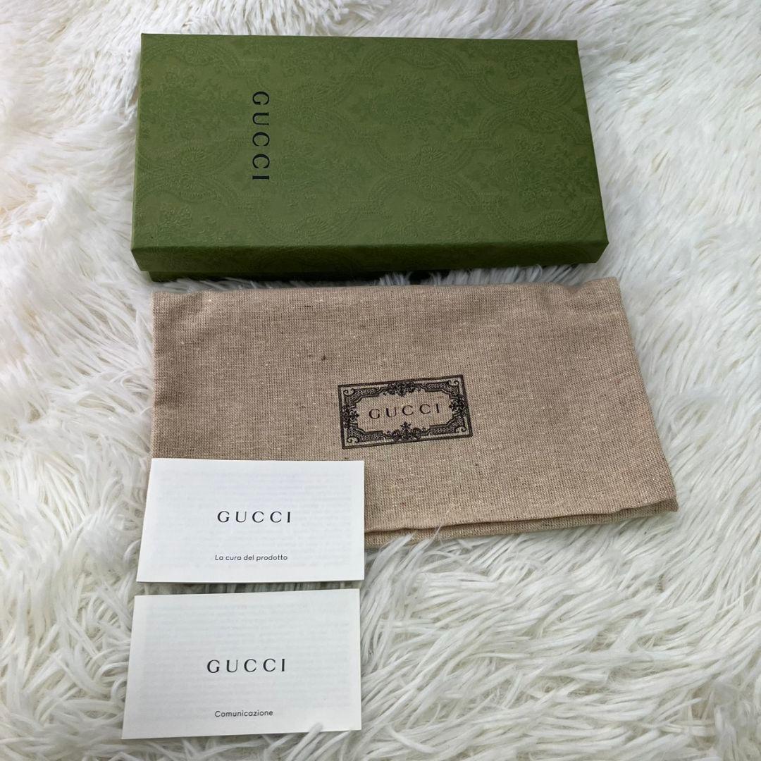 【ニコイチ様】現行　GUCCI スクリプト　ジップアラウンドウォレット