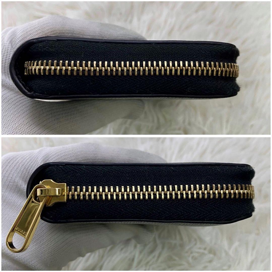 【ニコイチ様】現行　GUCCI スクリプト　ジップアラウンドウォレット