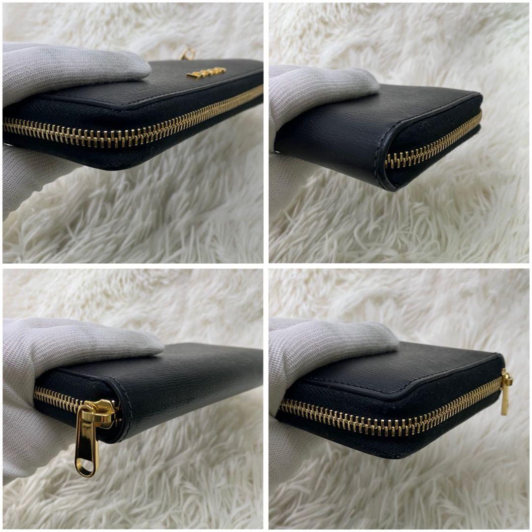 【ニコイチ様】現行　GUCCI スクリプト　ジップアラウンドウォレット