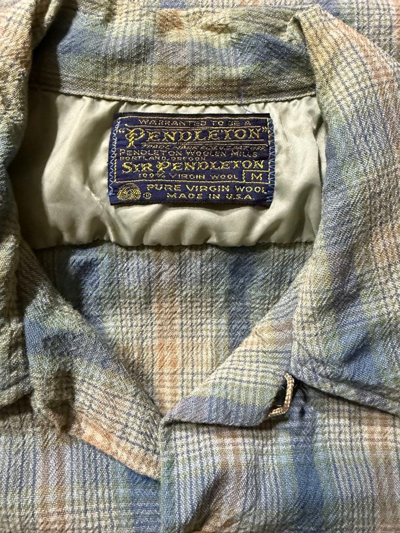 60’s ビンテージ Sir Pendleton ペンドルトン　ボードシャツ