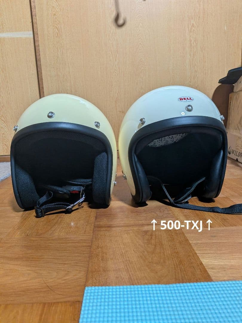 BELL 500-TXJ ジェットヘルメット アイボリー