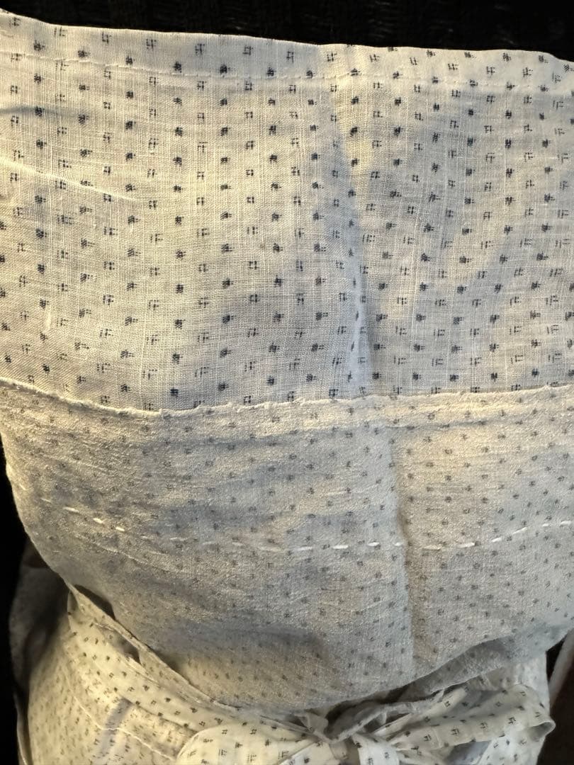 ヴィンテージエプロン　シルク