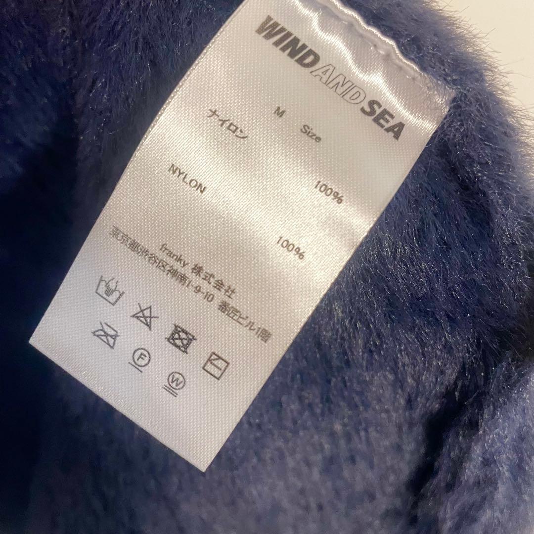 WIND AND SEA SHAGGY KNIT CARDIGAN 完売商品