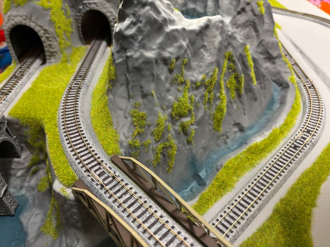 最終価格KATO Nゲージ　アルプスの氷河特急デスクトップレイアウト