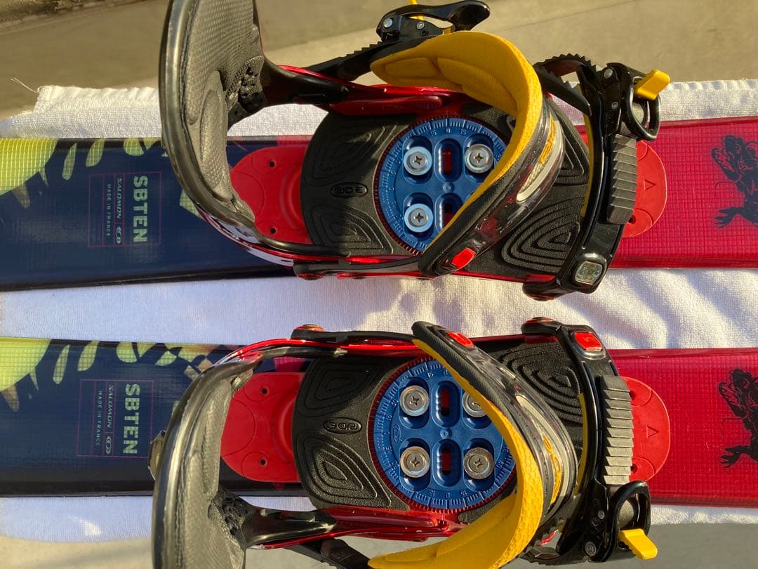 ショート(ファン)スキー　スノーボード　ブーツ用SALOMON×RIDE 赤