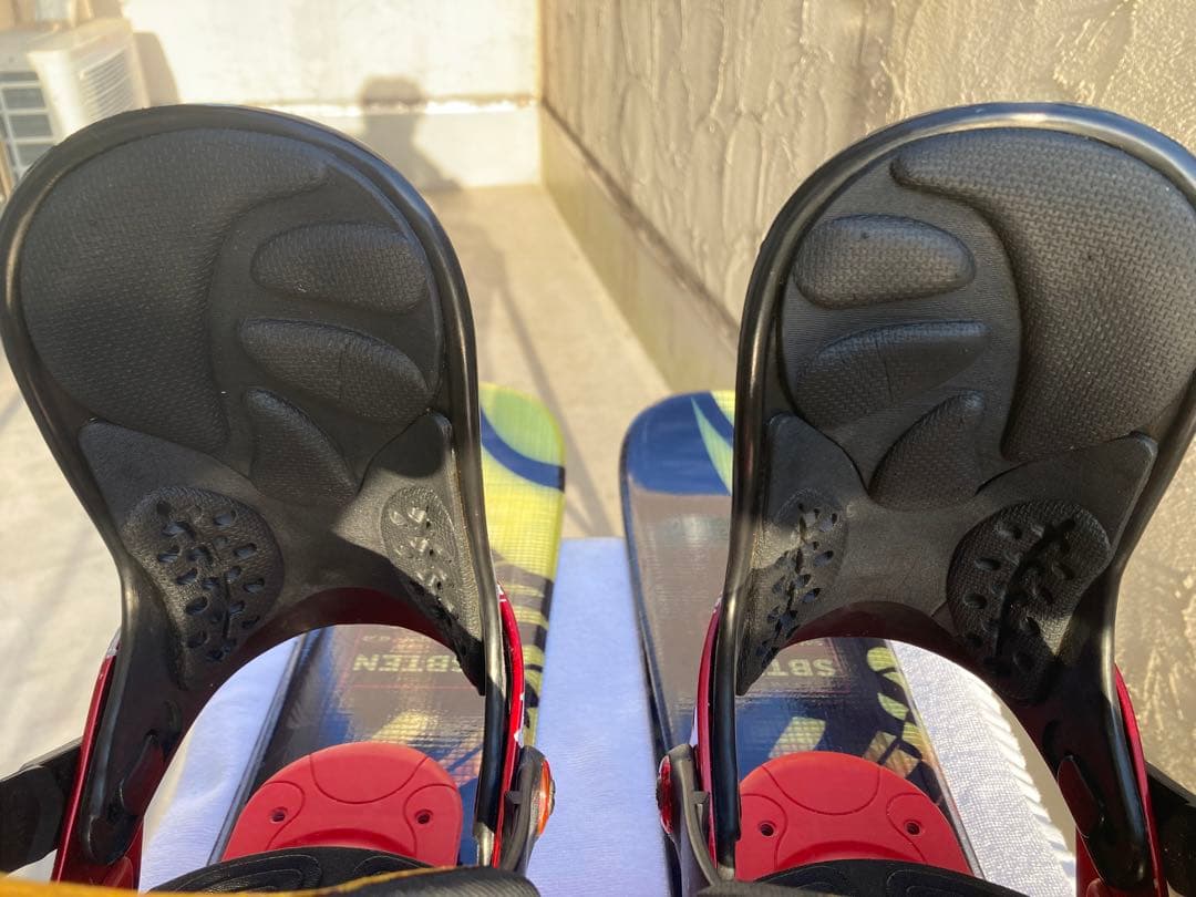 ショート(ファン)スキー　スノーボード　ブーツ用SALOMON×RIDE 赤