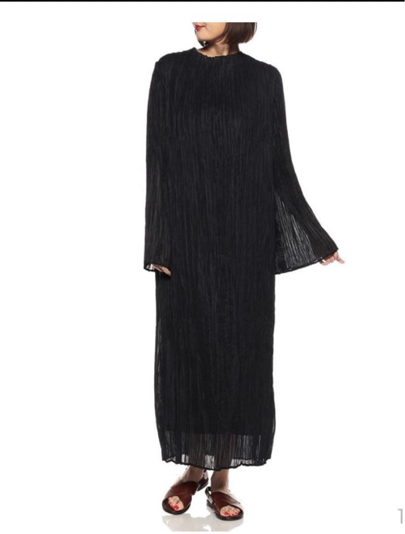 HYKE ハイク プリーツロングドレス サイズ2