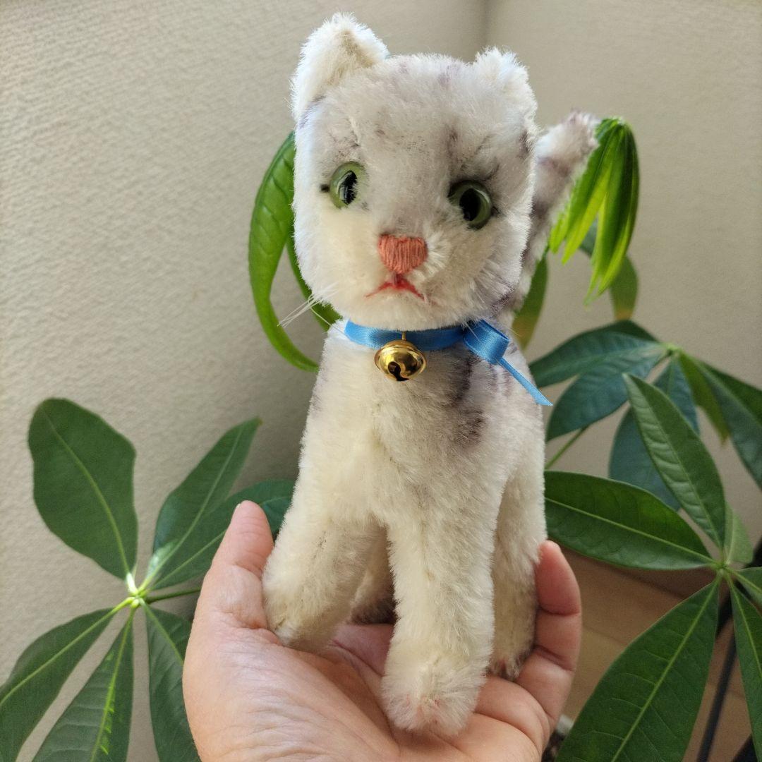 ビンテージ　シュタイフ　Lizzy　キャット　猫