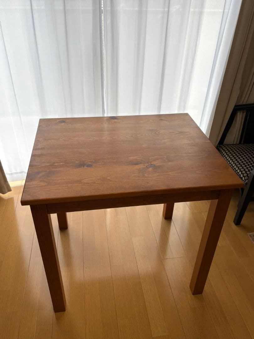 テーブル（80×65cm) /パイン材　無垢