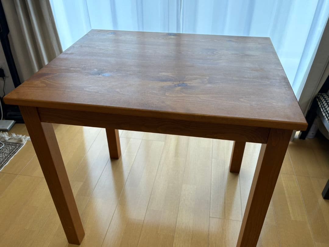 テーブル（80×65cm) /パイン材　無垢