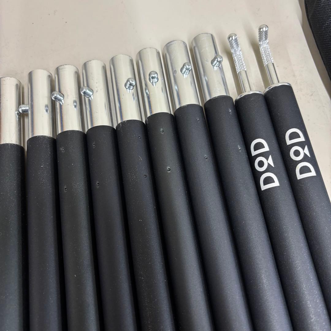 DOD フタマタノサソイS【廃盤】+コンパクトタープポール　セット