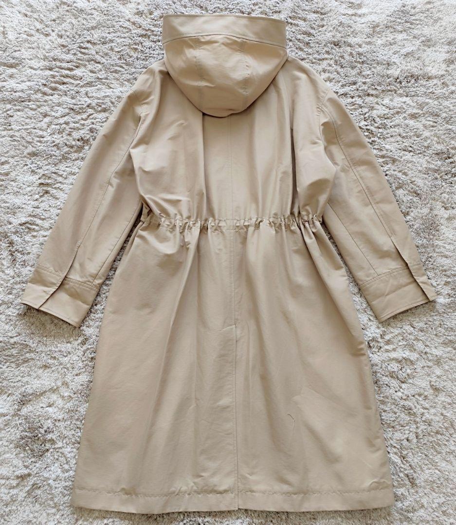 2023年 Theory luxe ロング フード モッズ コート ベージュ