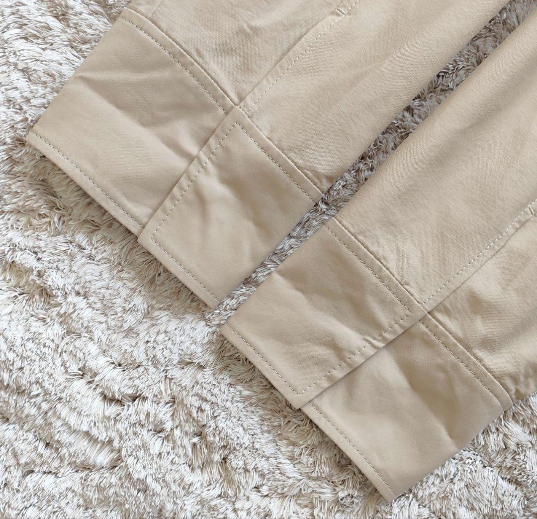 2023年 Theory luxe ロング フード モッズ コート ベージュ