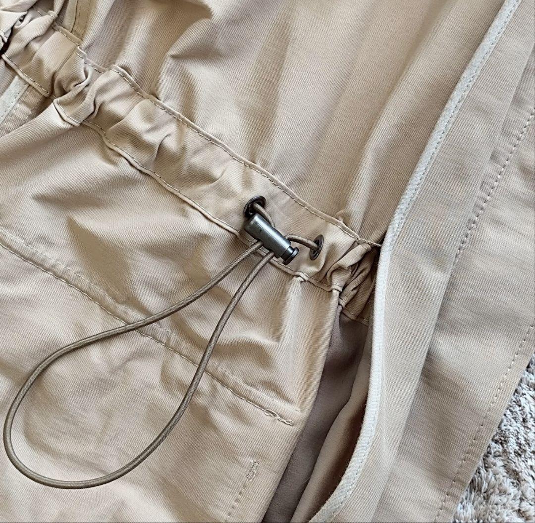 2023年 Theory luxe ロング フード モッズ コート ベージュ