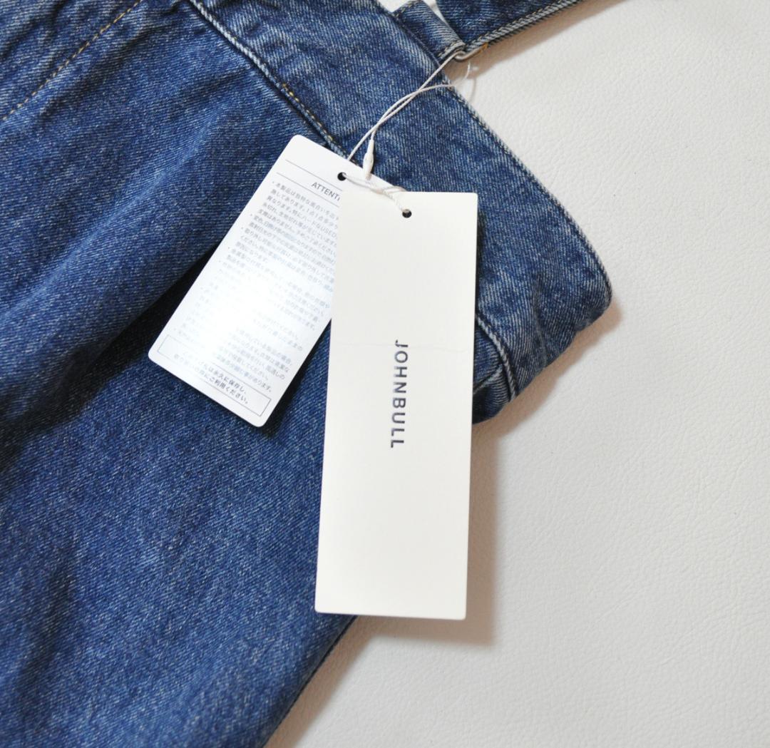 新品 JOHNBULL ジョンブル デニムタックベアサロペット