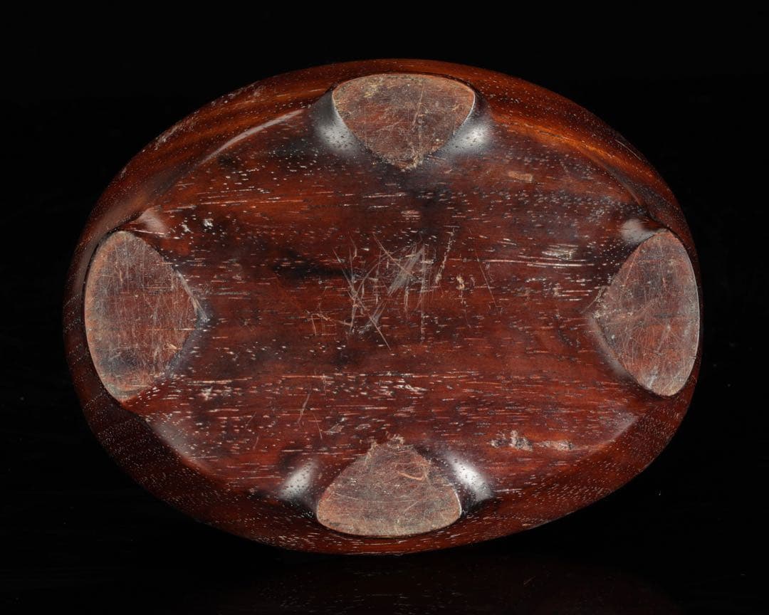 大型 多孔質 景石 火山岩系 5.8kg 台座付 自然石 鑑賞石 盆石 盆景