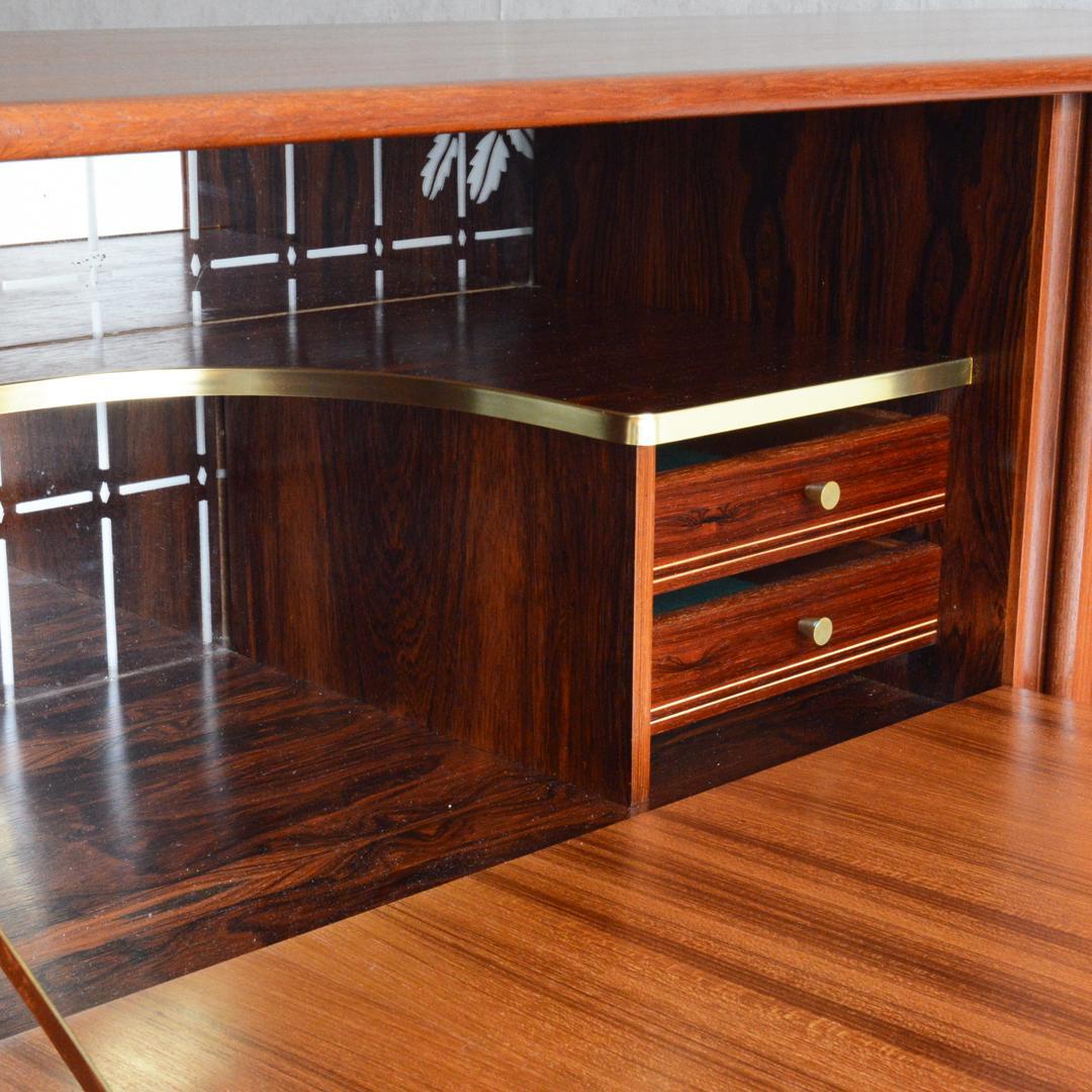 デンマーク 北欧ヴィンテージ チーク ローズウッド サイドボード キャビネット