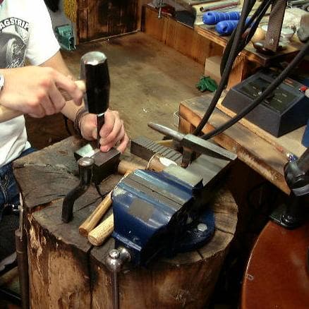 真鍮製 印台リング 重厚感　存在感　25号　ゴールドカラー　バイカー　カジュアル