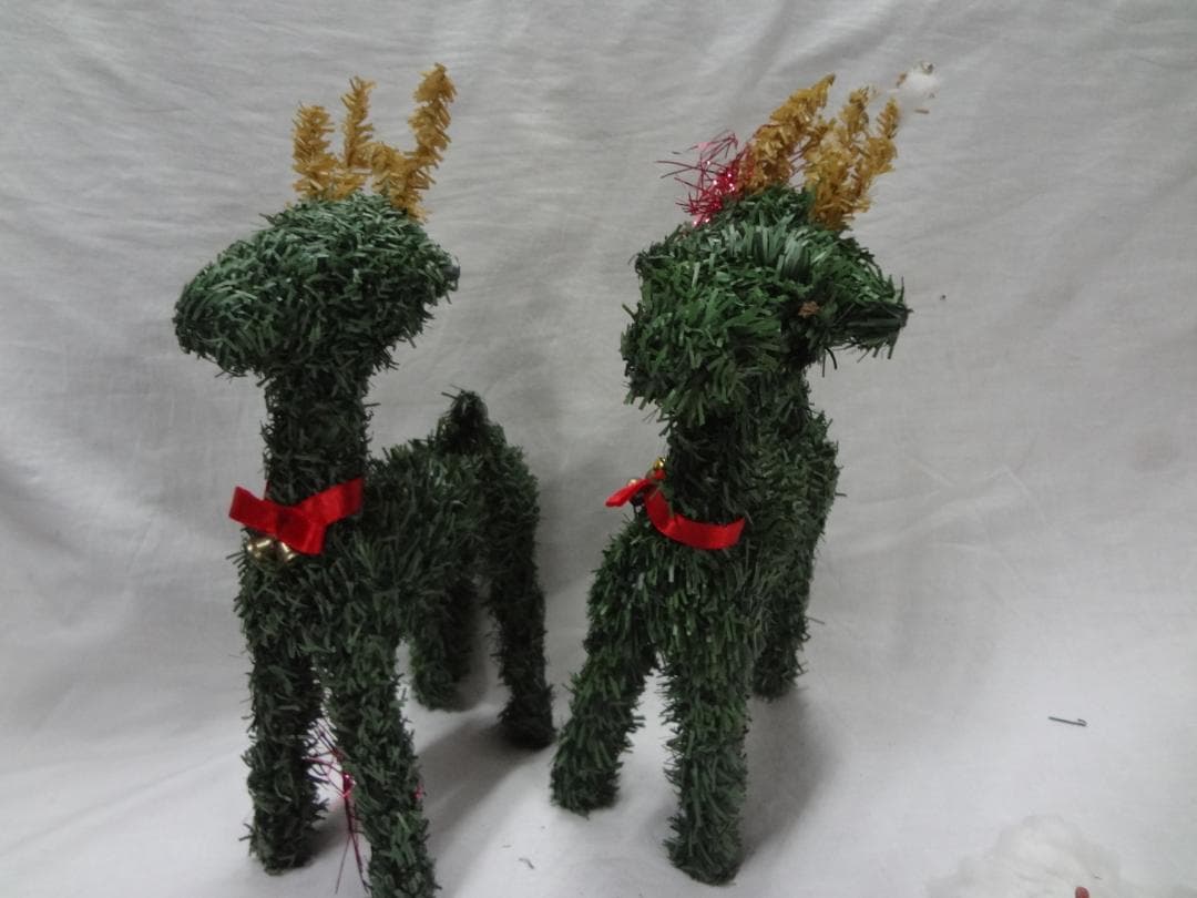 クリスマス    　 トナカイオブジェ２個