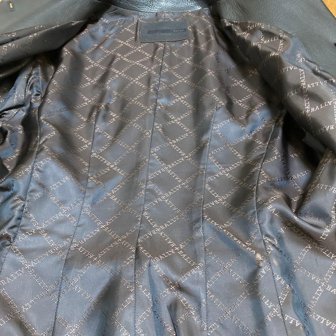 BALLYバリー レザージャケット ダークブラウン