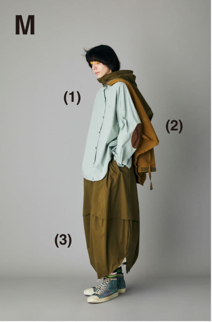 ナゴンスタンス　PERTEX SHIELD ドロストコクーンスカート ロング　М