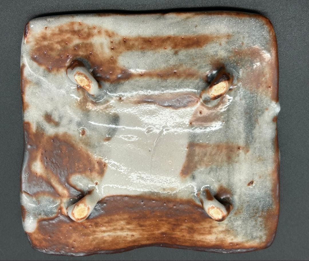 陶器　美濃焼　荘山窯　鼠志野　林亮次　皿　5枚　共箱あり　希少品　未使用品