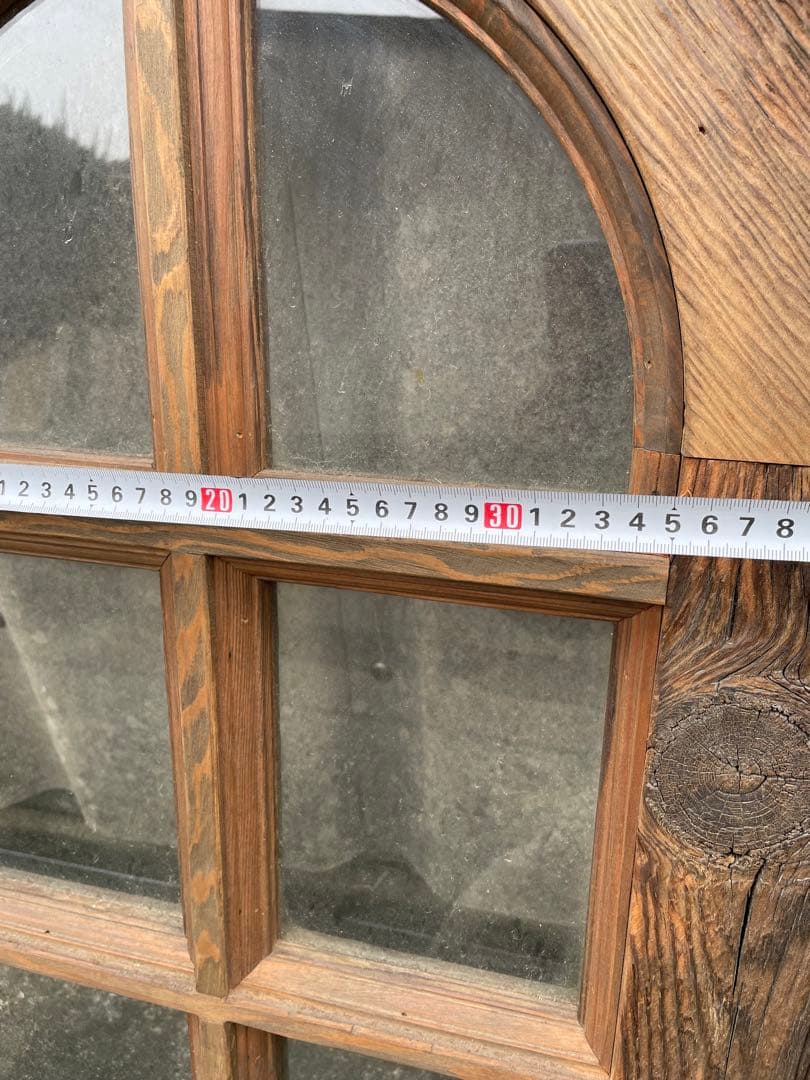 アンティーク/フランス/古材/窓枠/窓/アーチ窓/店舗什器/①