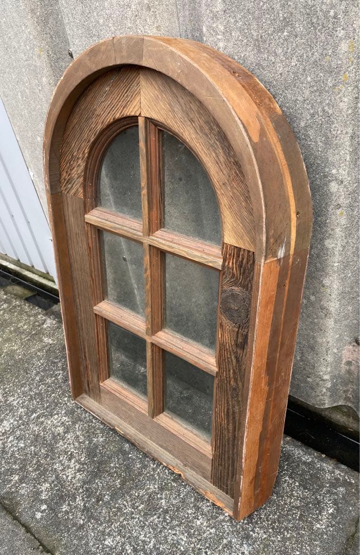 アンティーク/フランス/古材/窓枠/窓/アーチ窓/店舗什器/①