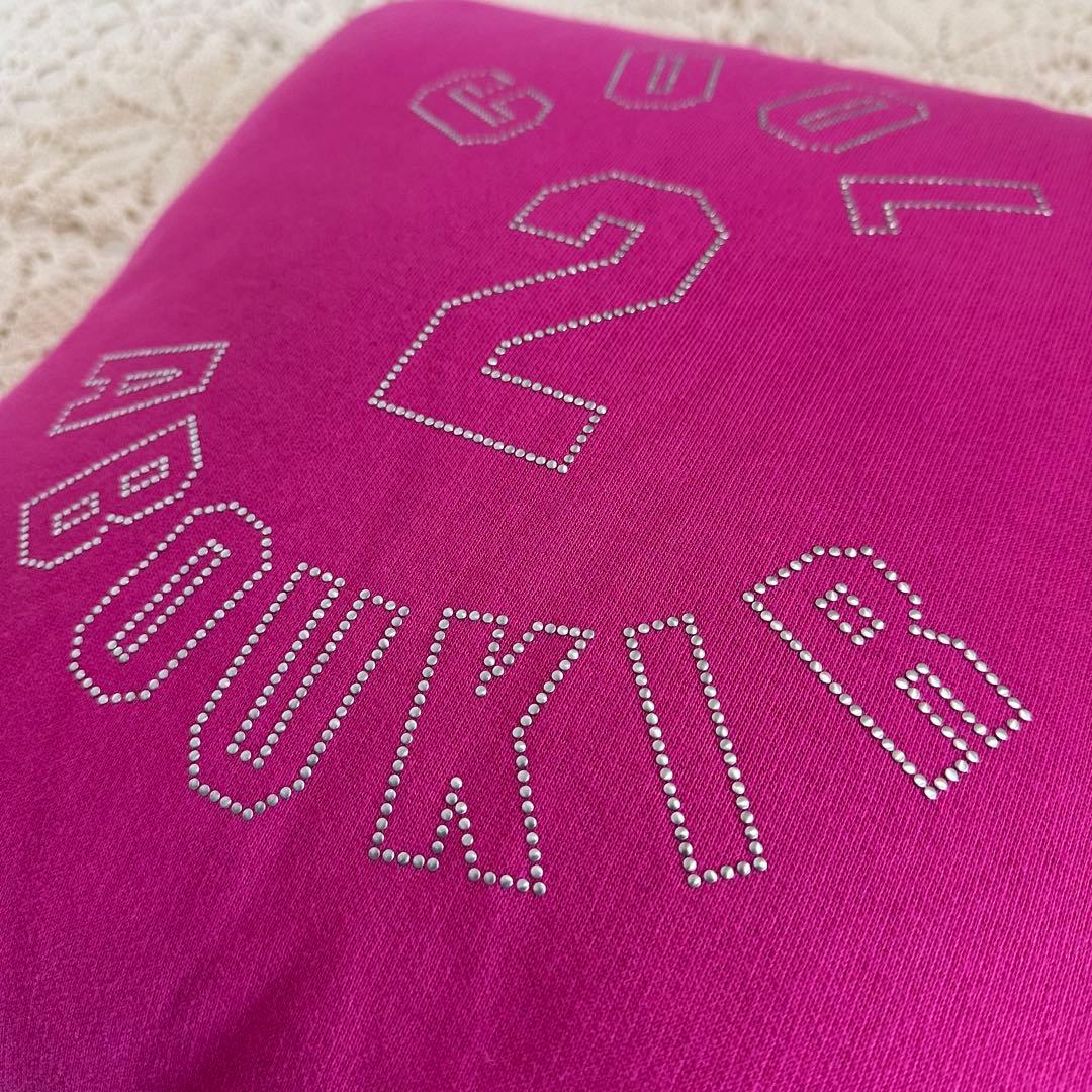 新品タグ付き☆ルシアンペラフィネ☆クッション☆ピンク☆コットン100%