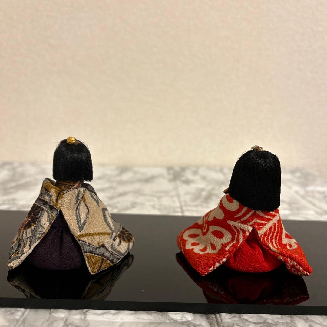 お雛様（小さな雛人形）　古布　雛祭り　節句