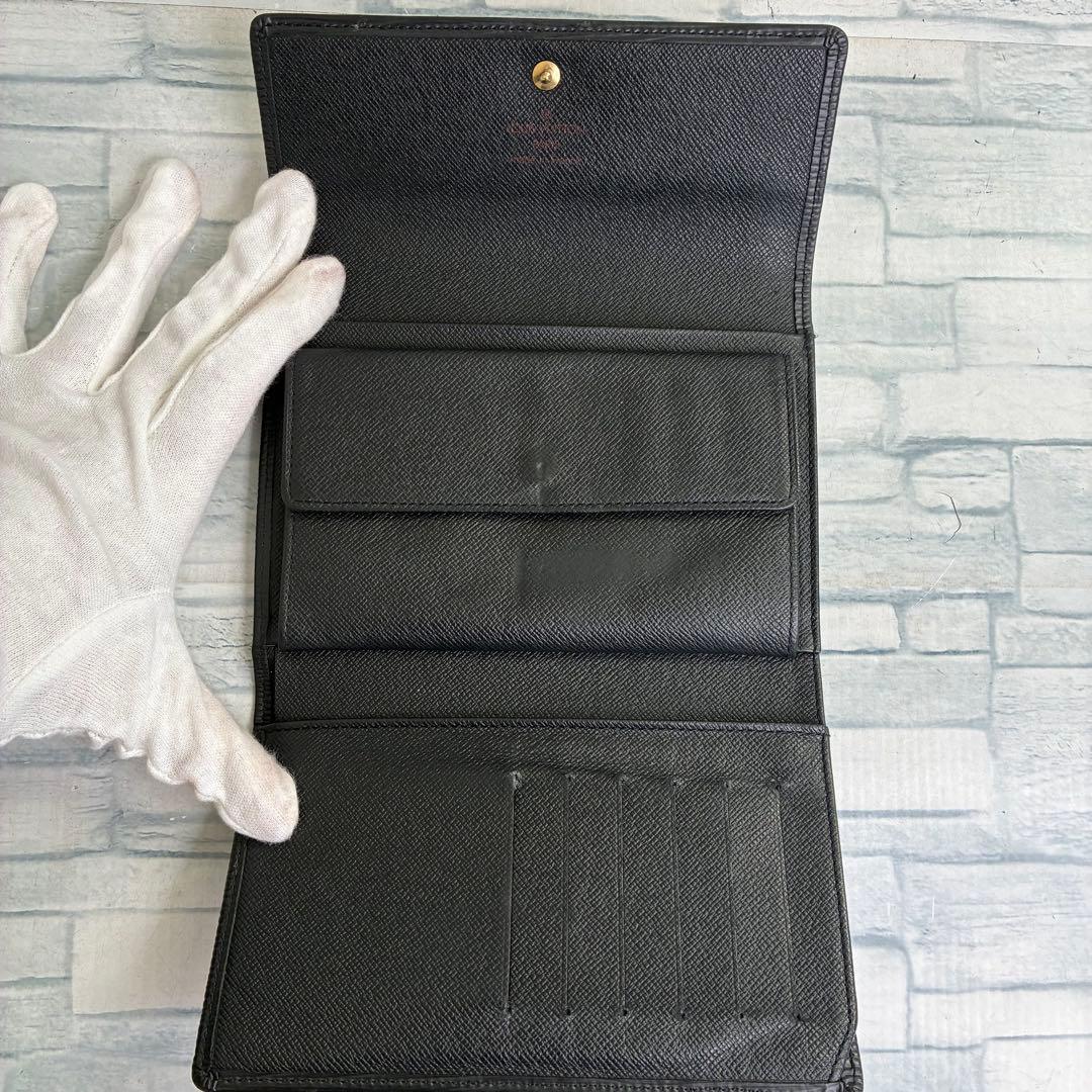 極美品　60 LOUIS VUITTON ルイヴィトン　エピ　三つ折り財布 k1