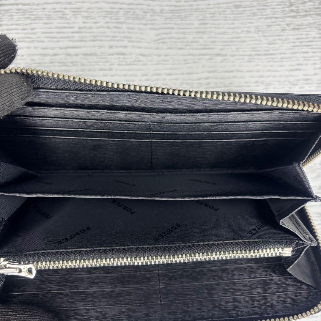 美品　PORTER ポーター　長財布　L字ファスナー　S8938