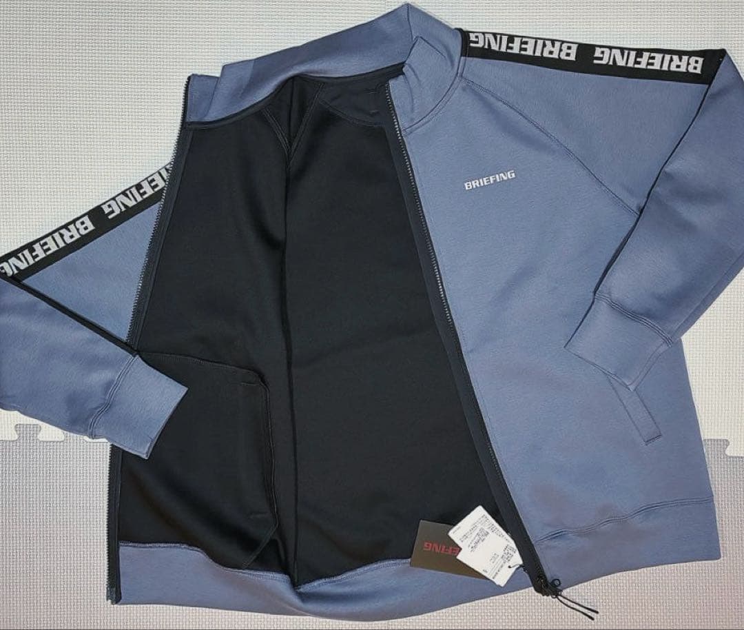 BRIEFING ウォーム サイドロゴライン ブルゾン（GRAY／M）