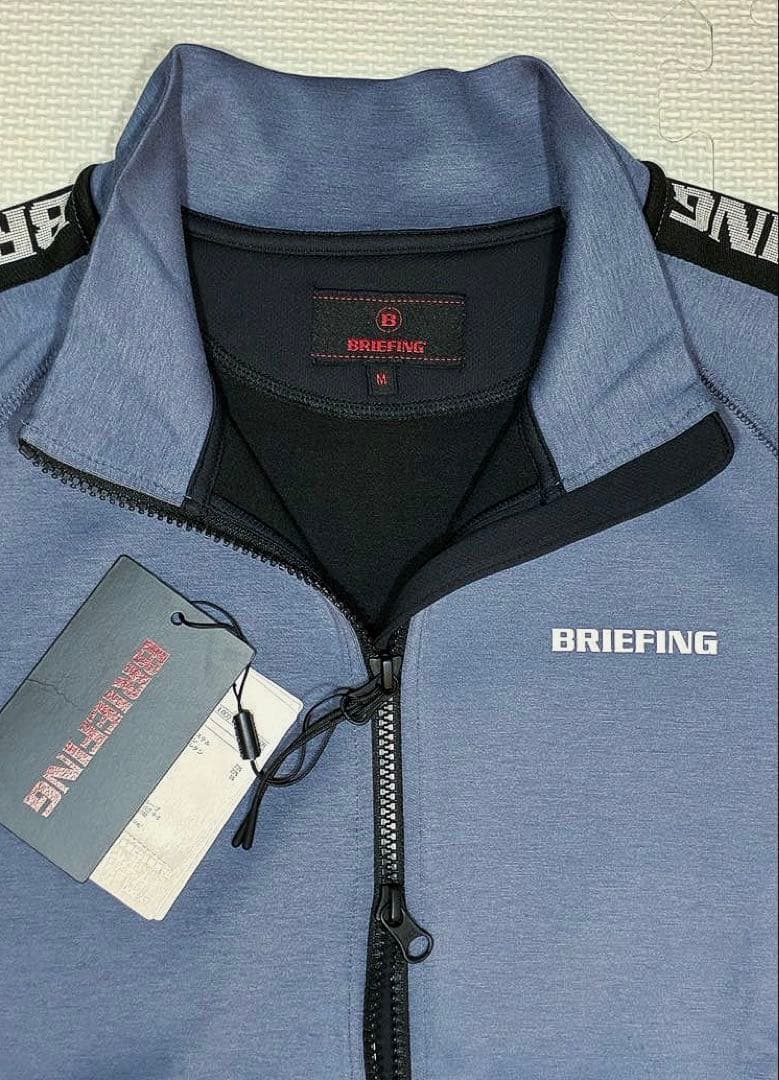 BRIEFING ウォーム サイドロゴライン ブルゾン（GRAY／M）