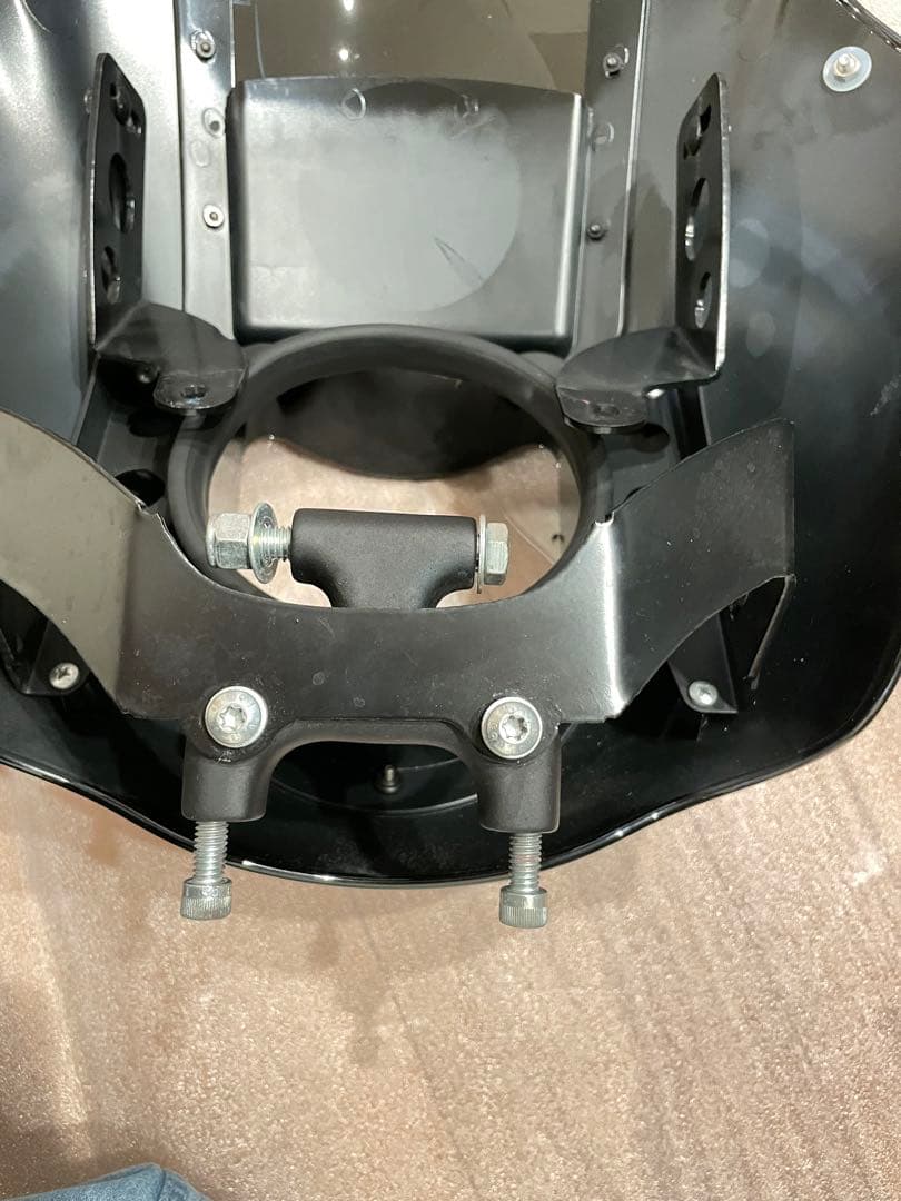 ハーレー純正 クォーターフェアリング ビビットブラック laminarリップ付き