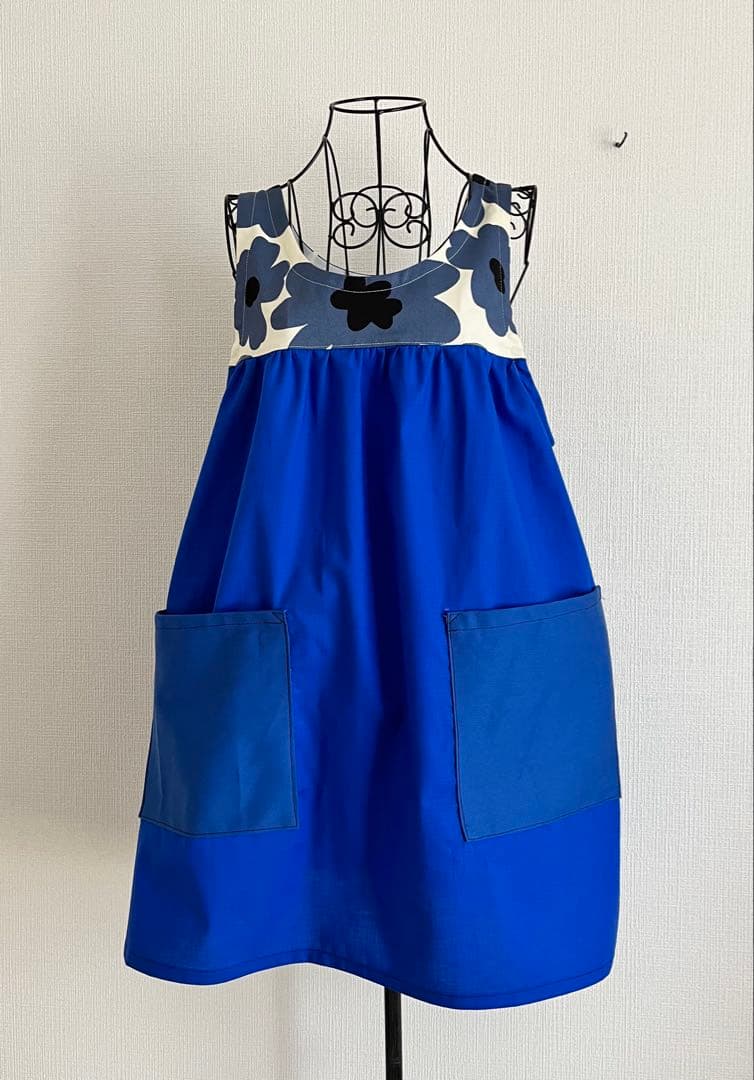 ぷりん　保育士エプロン　エプロン　ハンドメイド