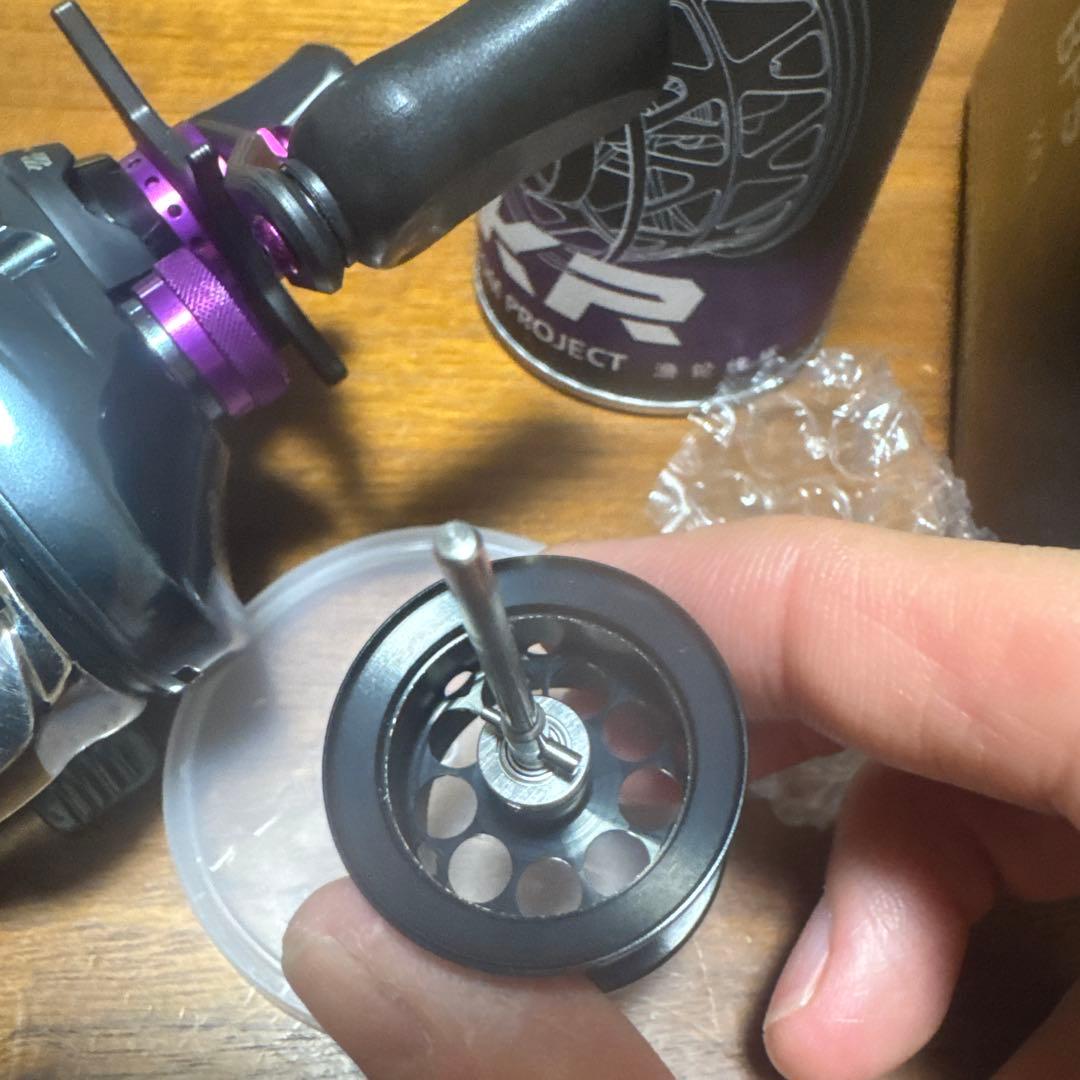 け*わ様 シマノ 22 アルデバラン BFS XG 右巻き　KTFパープルカスタ