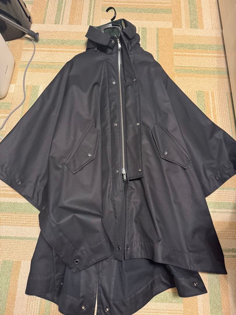 【値下げ】【レア】【美品】GRENFELL CAPE 黒 フリーサイズ