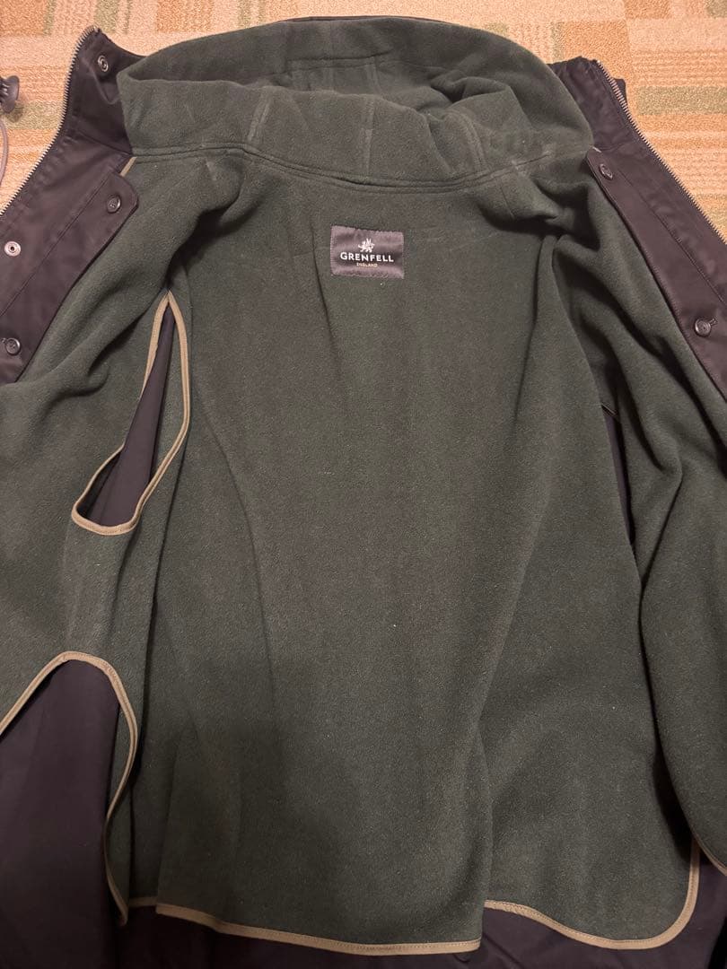 【値下げ】【レア】【美品】GRENFELL CAPE 黒 フリーサイズ