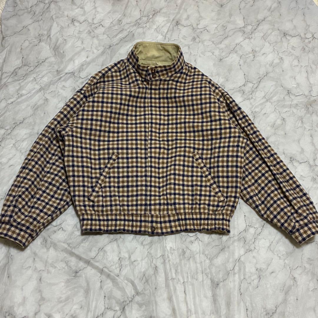 Aquascutum 90 80s 2WAY リバーシブル ハリストンジャケット