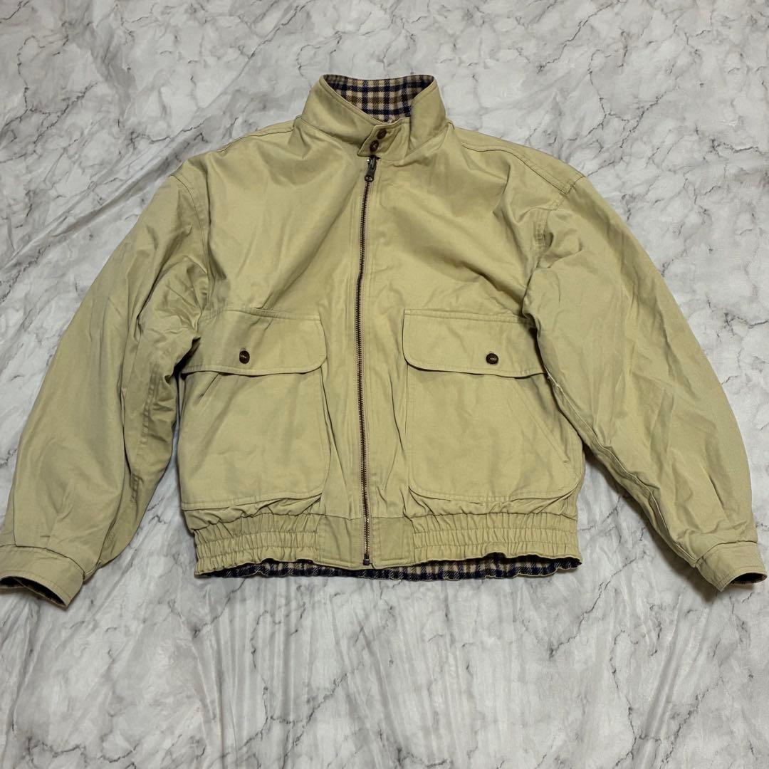 Aquascutum 90 80s 2WAY リバーシブル ハリストンジャケット