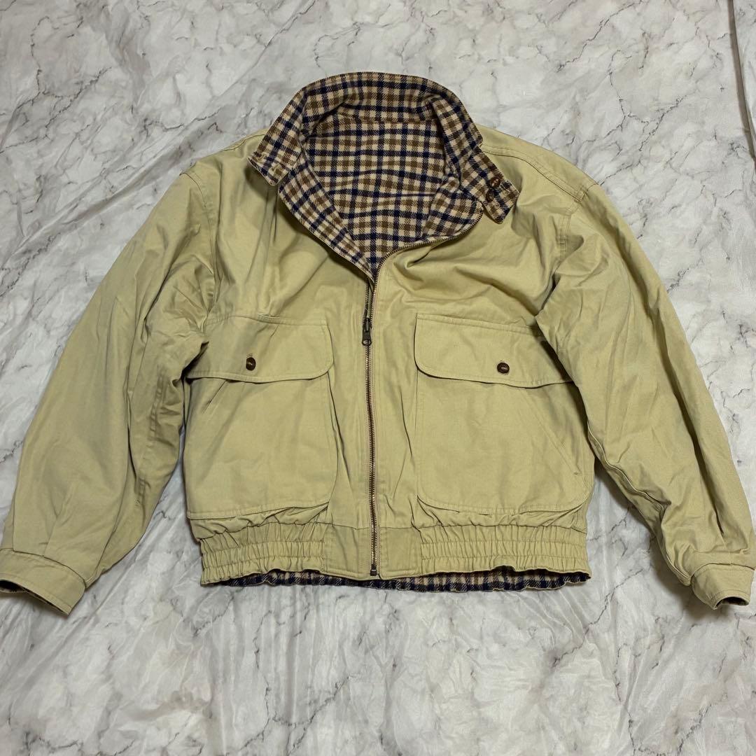 Aquascutum 90 80s 2WAY リバーシブル ハリストンジャケット