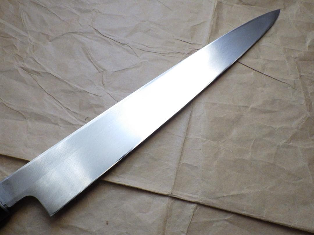 日本橋・木屋/柳刃刺身包丁/研ぎ済み★希少㊧利き用★