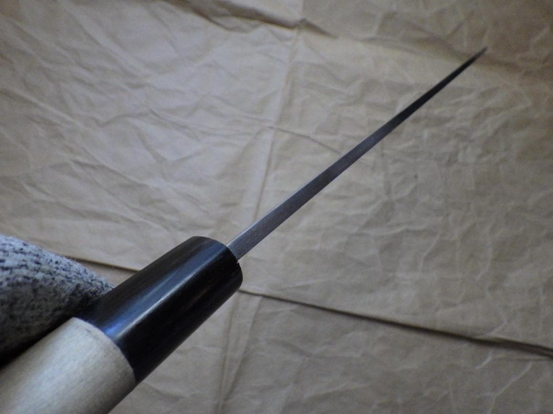 日本橋・木屋/柳刃刺身包丁/研ぎ済み★希少㊧利き用★