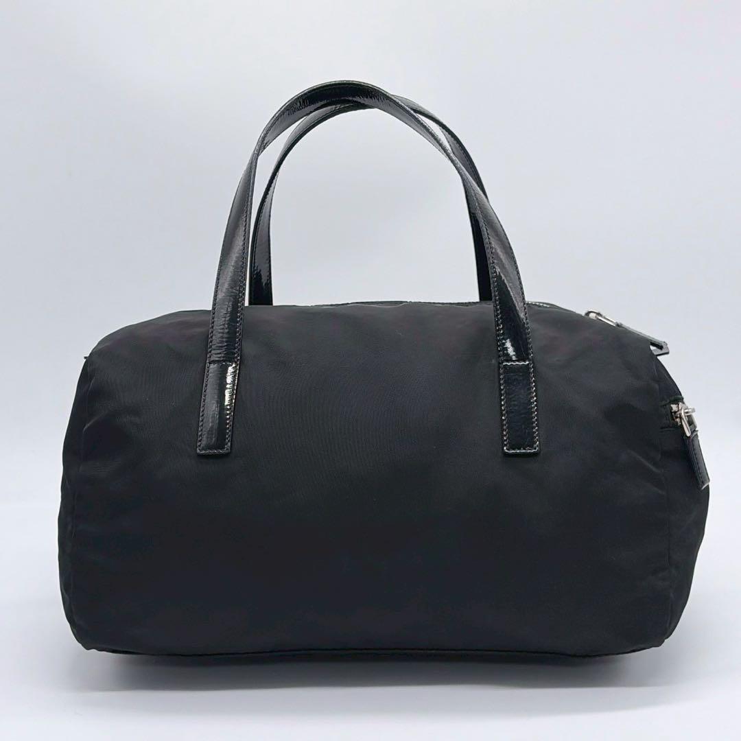 PRADA プラダ ハンドバッグ ミニボストンバッグ ナイロン レザー NERO