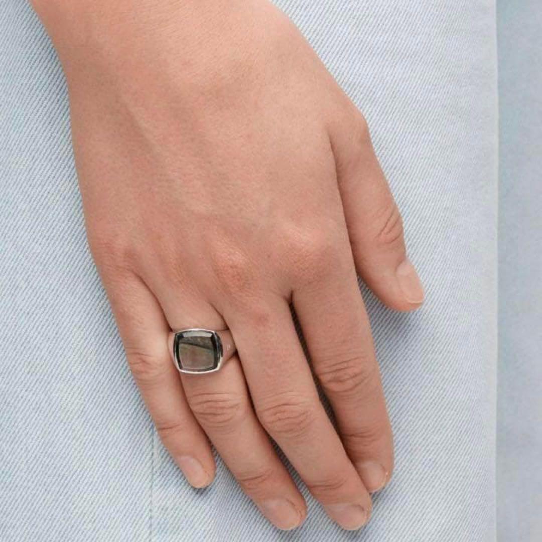 【希少】TOMWOOD / Cushion Black MOP / 54 リング